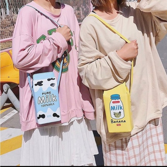 Orange Juice Box Crossbody Bag | Trendy Carton Style Purse | Fashion First Case - Picture 4 of 10